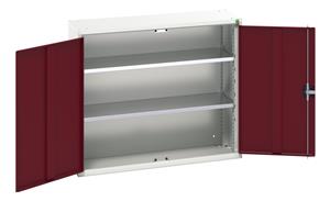 16926211.** verso wall / shelf cupboard with 2 shelves. WxDxH: 1050x350x900mm. RAL 7035/5010 or selected